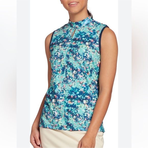 Lady Hagen Women’s Sleeveless Top - Blue and Green Size XL - Picture 6 of 6